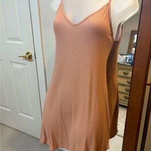 Joah Brown Blush Mini Dress